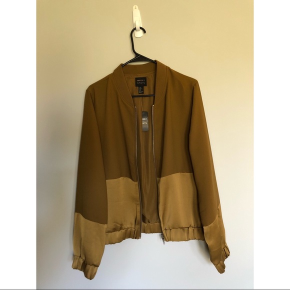 Forever 21 Jackets & Blazers - Womens Forever 21 copper bomber